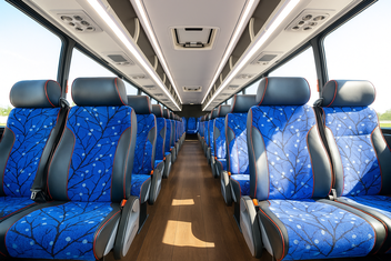Hoover Charter Bus Inside