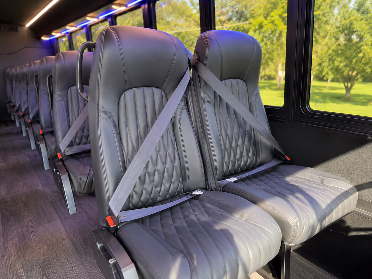 hoover concert transportation onboard seating
