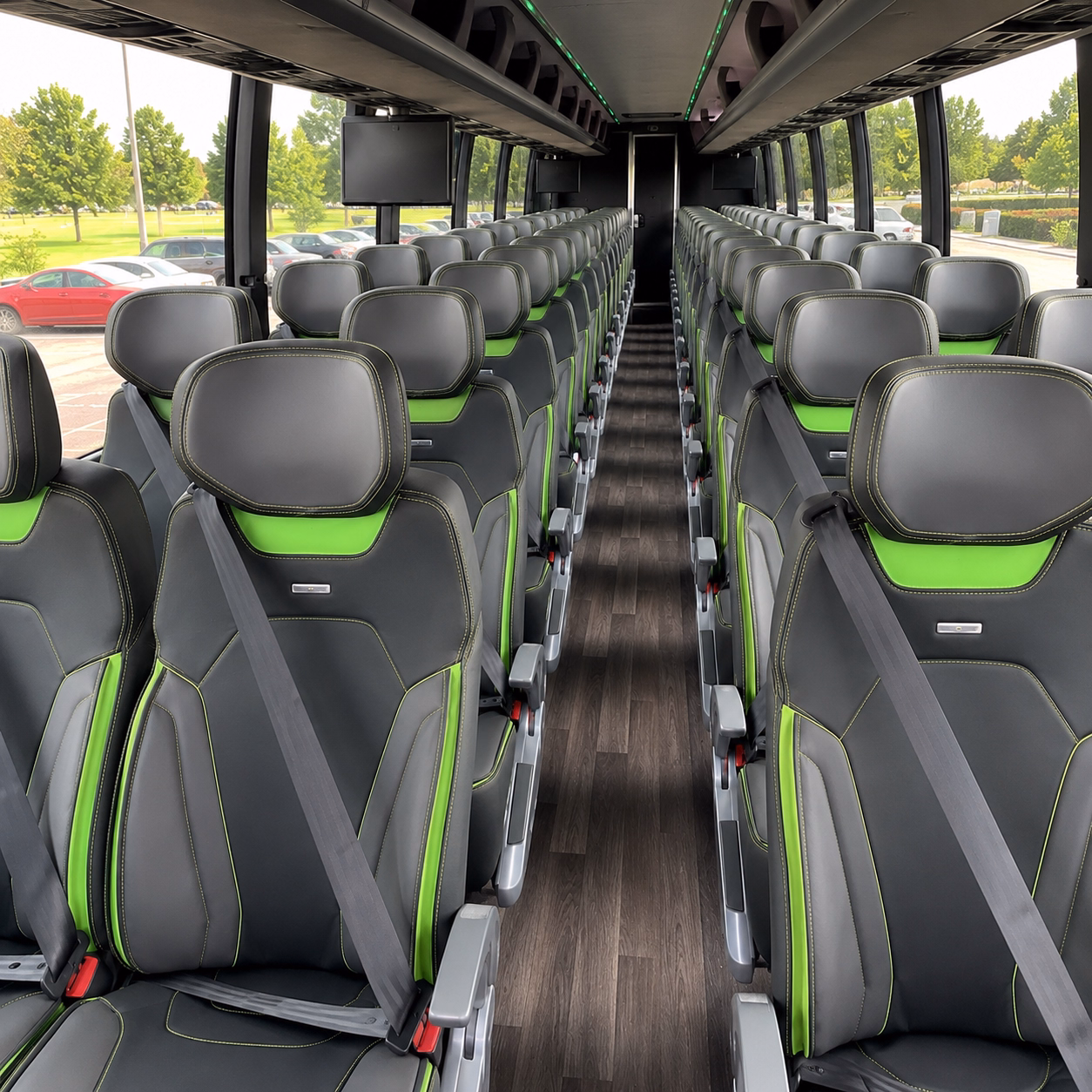 hoover religious group transportation onboard seating