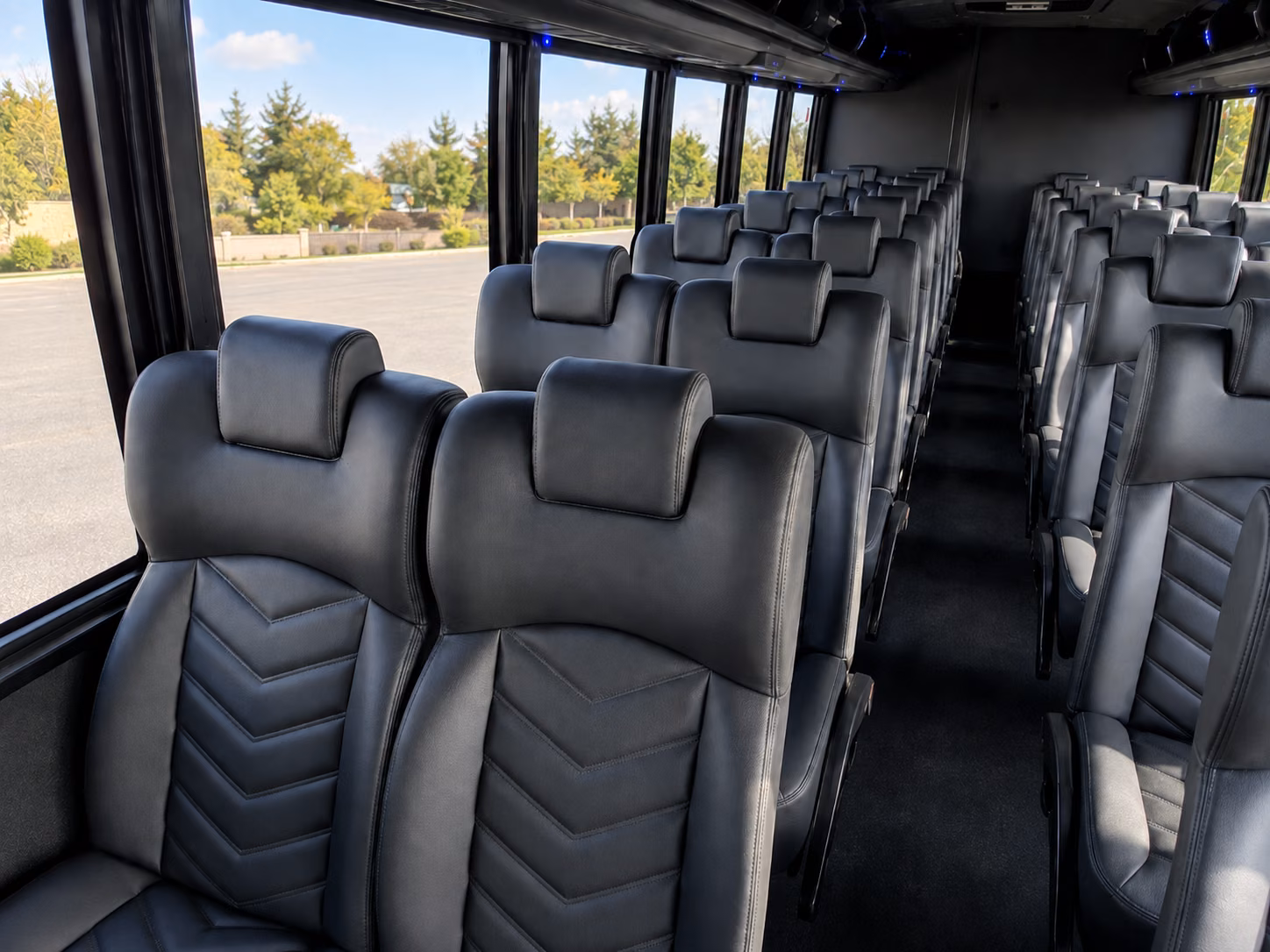 hoover wine tour brewery transportation onboard seating